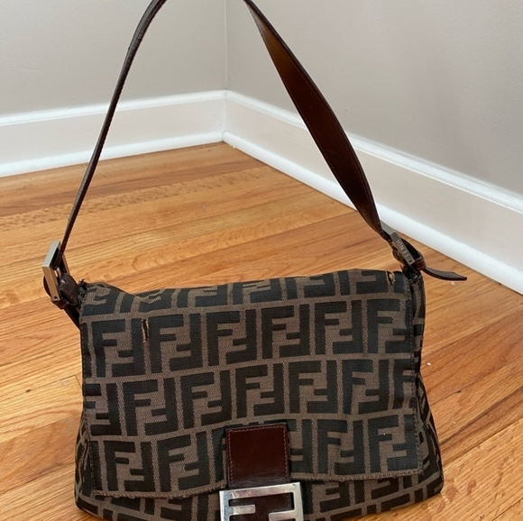 Vintage Fendi Zucca Mamma Baguette Rare Find!! - Picture 5 of 12